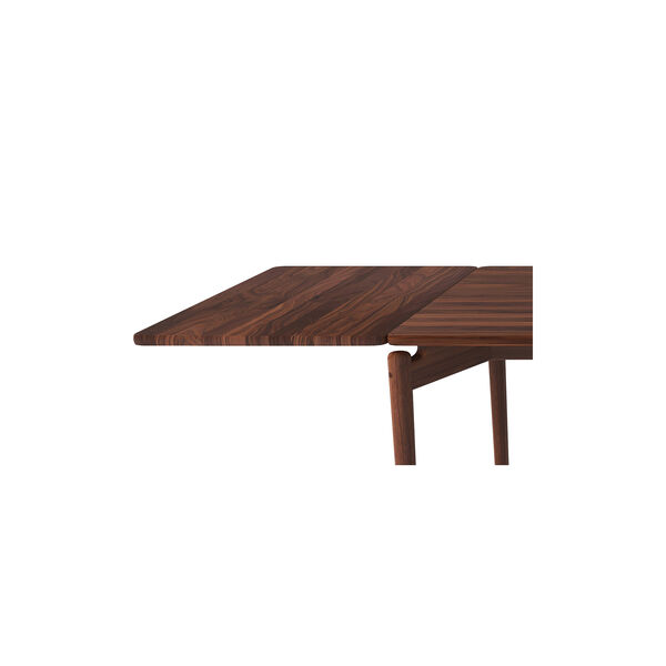 PURE spisebord L190 inkl. 2 till&aelig;gsplader, naturolieret valn&oslash;d, Bruunmunch Furniture