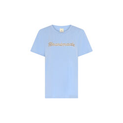 HMEfia logo t-shirt, dusty blue, Heartmade