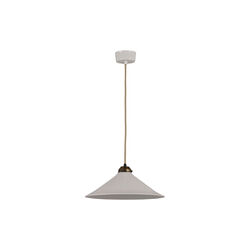 Cobb Large Pendant, antique brass, Original BTC