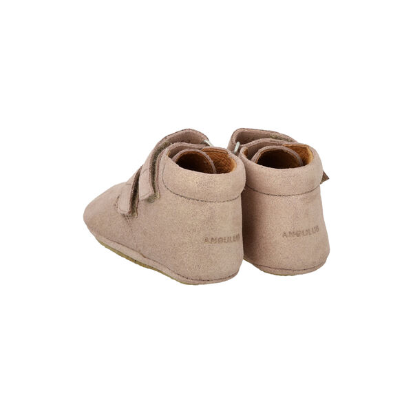 Prewalker lædersko, rose glitter suede Prewalker lædersko, rose glitter suede, ANGULUS