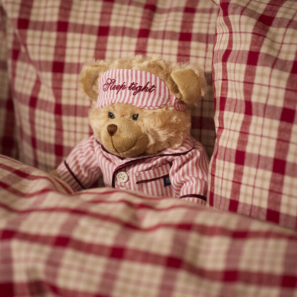 Holiday Teddy, red/white, Lexington