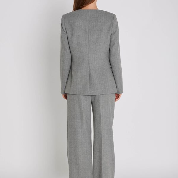 Peny Madelina pants, grey stripe, PBO