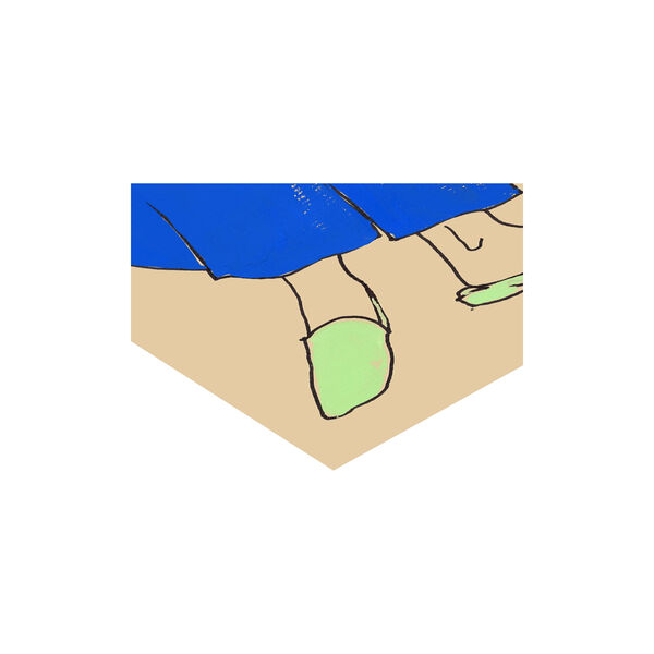 Lying Down in Blue and Red, THE POSTER CLUB