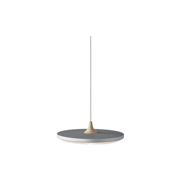 Soleil pendel med standardsk&aelig;rm, silver cloud/eg, LE KLINT