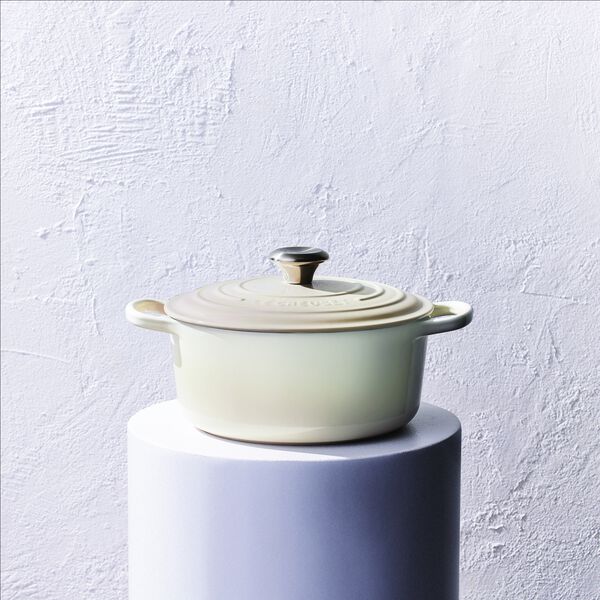 Signature rund st&oslash;bejernsgryde &Oslash; 26 cm, meringue, Le Creuset