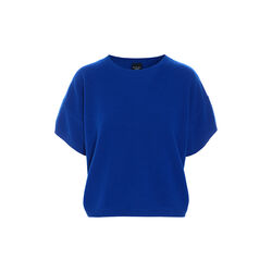 Cloud cashmere kortærmet bluse, fresh blue, BITTE KAI RAND