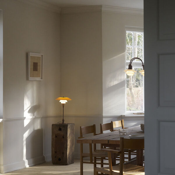 PH 3/2 Bordlampe Centenary Edition, amber/opal white, Louis Poulsen