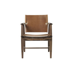 BM1106 Jægerstolen, olieret valnød/cognac, Carl Hansen & Søn
