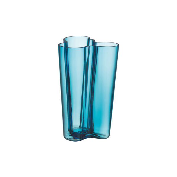 Alvar Aalto vase 25 cm, turkis, Iittala