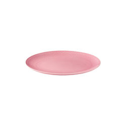 Rhombe Color ovalt serveringsfad, rosa, Lyngby Porcel&aelig;n