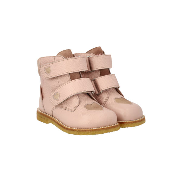 Velcro TEX-st&oslash;vle, faded rose/multi glitter, ANGULUS