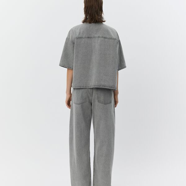 ValenciaSW Tapered Jeans, stone grey, Sofie Schnoor