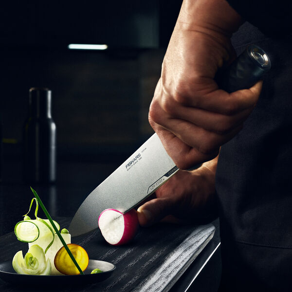 Taiten kokkekniv stor, Fiskars