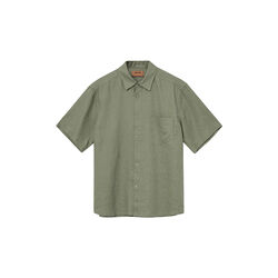 MMGTheo Linen SS Shirt, watercress, MOS MOSH Gallery
