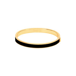 BANGLE Bracelet 7 mm T1, black/light gold, bangle up
