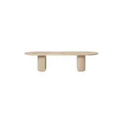 Moon Elliptical Dining Table, soap treated oak, GUBI