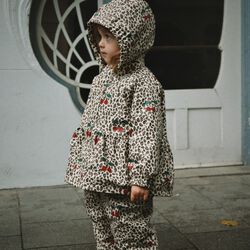 Rainy Palme Set Girl, leo cerise, Konges Sl&oslash;jd