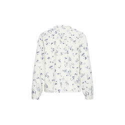 IH Qwina Shirt, blueprint outline flower, ICHI