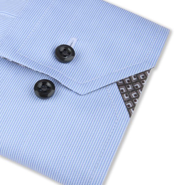 Regular, C75 RM cuff Contrast, light blue stripe, Stenstr&ouml;ms