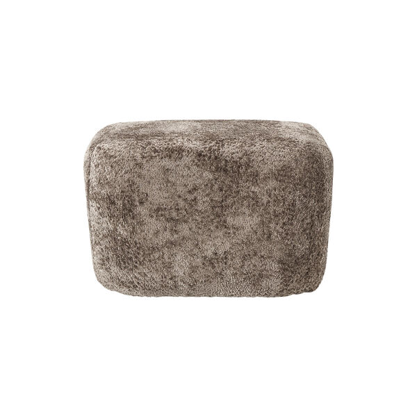 Wolke Ottoman, teddy boucl&eacute; taupe, Westwing Collection