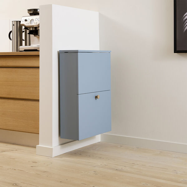 SORTED Standard Tall affaldssortering, denim blue, DesignLife