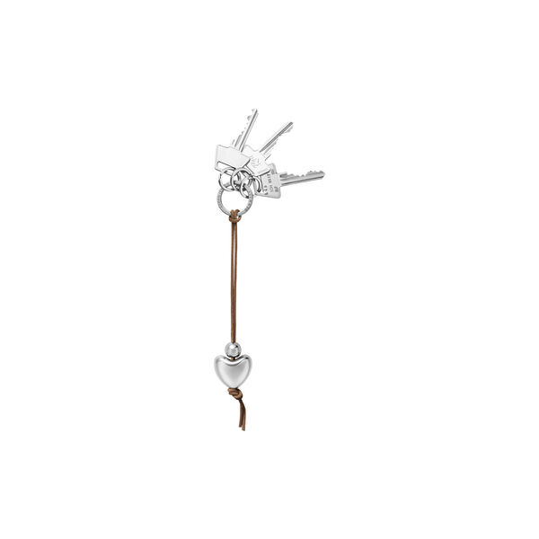 Heart N&oslash;glering L&aelig;dersnor, Georg Jensen