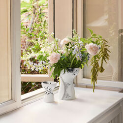 Sort Mega Riflet vase 11 cm, Royal Copenhagen