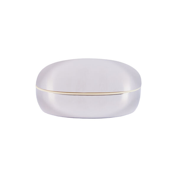 Superellipse Smykkeskrin Lille, blankt st&aring;l, Piet Hein