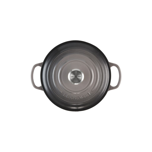 Signature rund st&oslash;bejernsgryde &Oslash; 20 cm, flint, Le Creuset