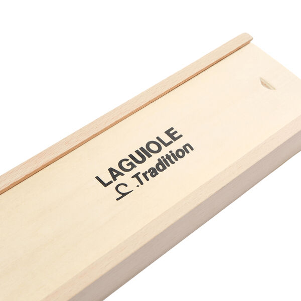 Forskærersæt, sort horn, Laguiole Tradition