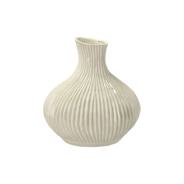 Eik vase M, creme, Villa Collection