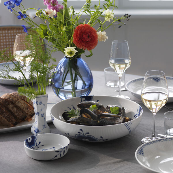 Bl&aring; Mega Riflet sk&aring;l 240 cl, Royal Copenhagen