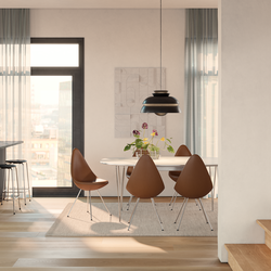Dr&aring;ben&trade; 3110 stol, wild walnut, Fritz Hansen