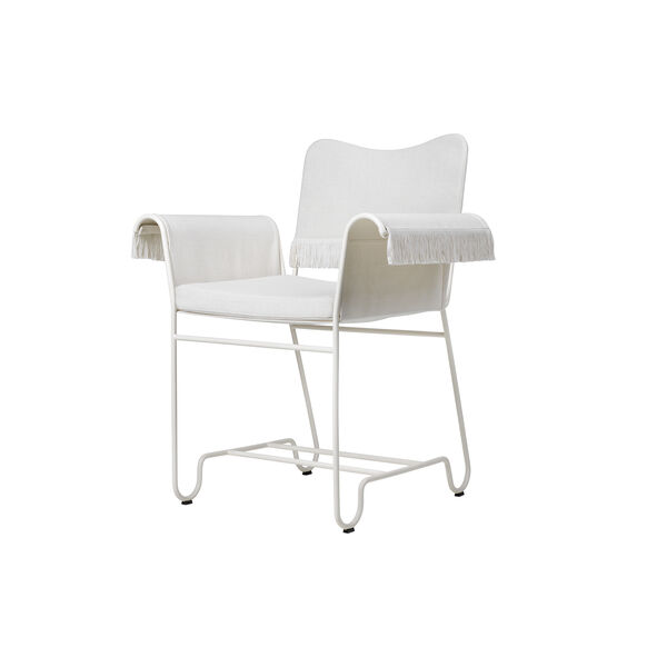 Tropique Dining Chair with Fringes, Udine Limonta 06/classic white, GUBI