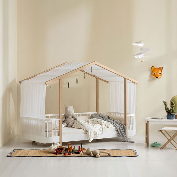 Wood Original husseng, hvid/eg, Oliver Furniture