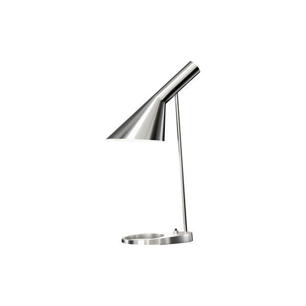 AJ bordlampe, stainless steel, Louis Poulsen