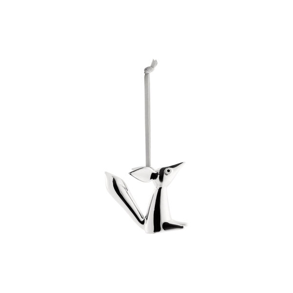 Vulpes ornament siddende, mirror, Iittala