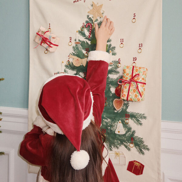 Christmas Hat, red dahlia, Konges Sl&oslash;jd