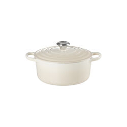 Signature rund gryde Ø 26 cm, meringue, Le Creuset