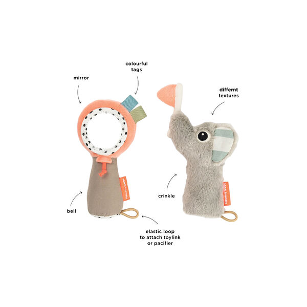 Celebration sanserangle m/spejl, colour mix, Done by Deer