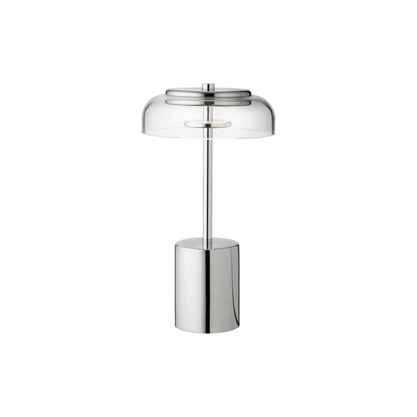 Blossi Table Mini Portable, chrome, Nuura