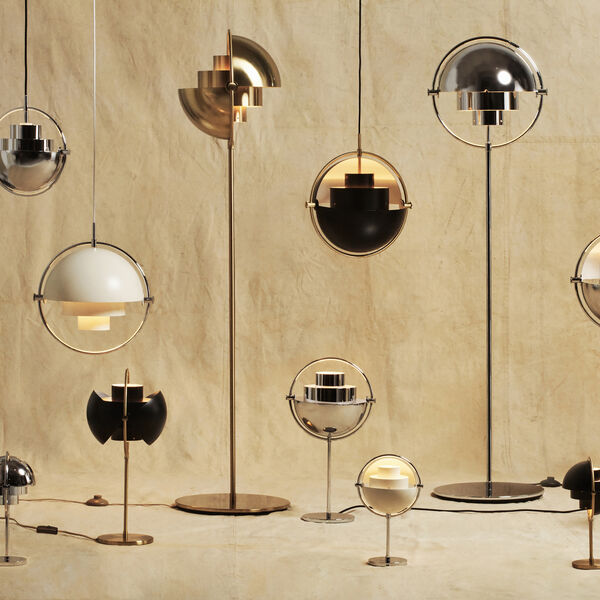 Multi-Lite Table Lamp, chrome, GUBI