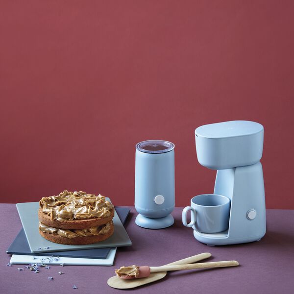 FOODIE single cup kaffemaskine, light blue, RIG-TIG