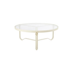 Adnet Coffee Circular Table, cream, GUBI