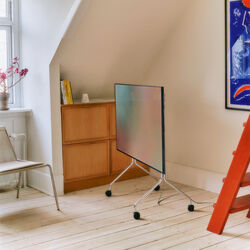 Moon Rollin', chrome, Pedestal