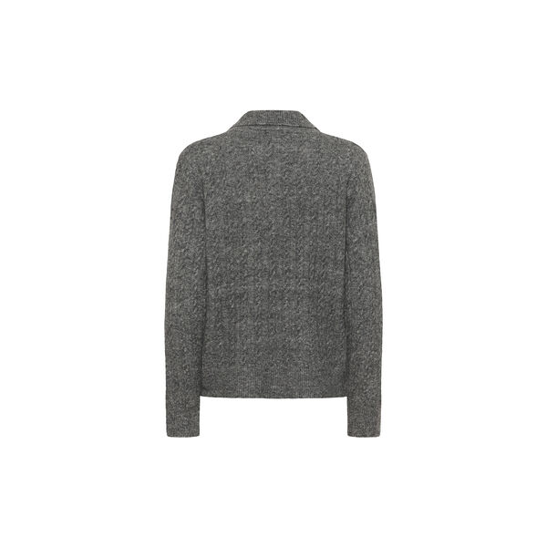 KBBrona Noabelle Polo, medium grey melange, Karen by Simonsen