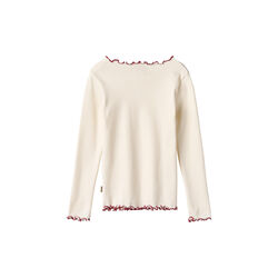 T-shirt L/S Louann, ivory, Wheat