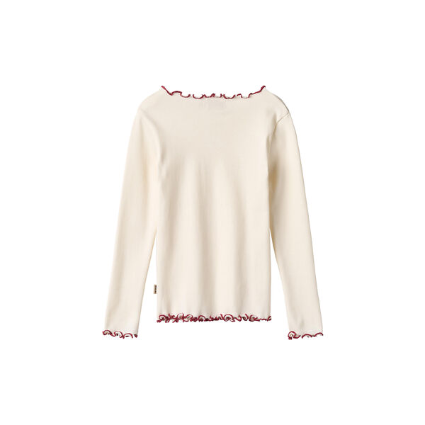 T-shirt L/S Louann, ivory, Wheat