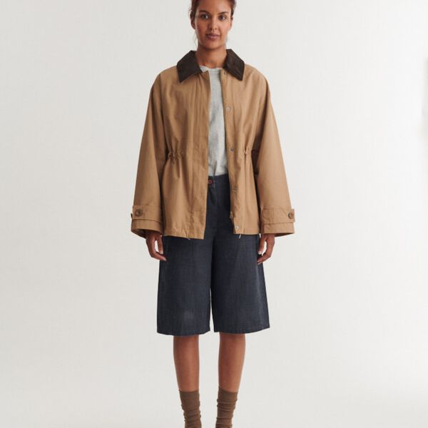 Lin Jacket, sepia tint, Basic Apparel