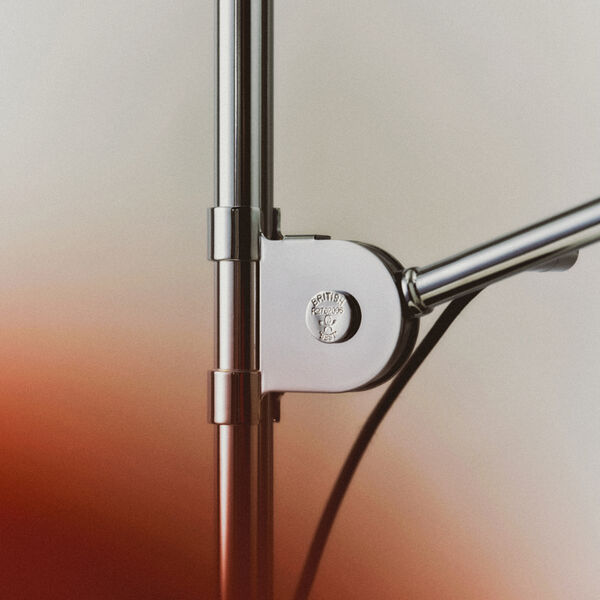 Bestlite BL3 M Floor Lamp, black semi matt/chrome, GUBI